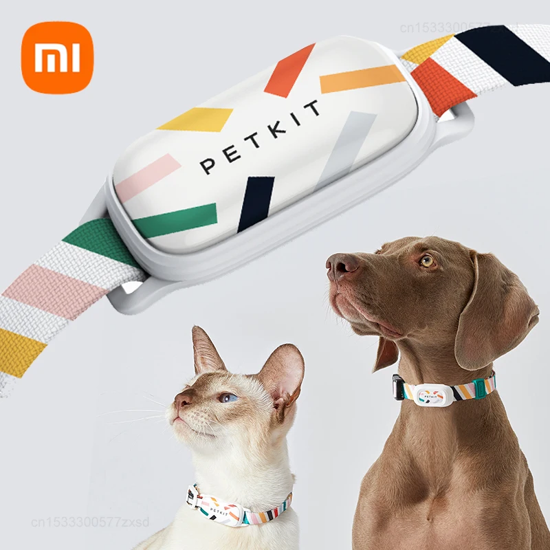 Xiaomi Petkit Smart Personalized Dog Cat Collars Adjustable Soft Nylon Waterproof Puppy Collar Tags Pet Accessories Pet Collars