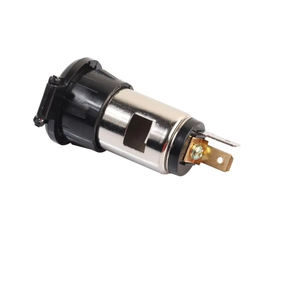 Universal Cigarette Lighter Socket Waterproof Assembly Car Motorcycle Power Outlet for Useful Motorcycle Accessories