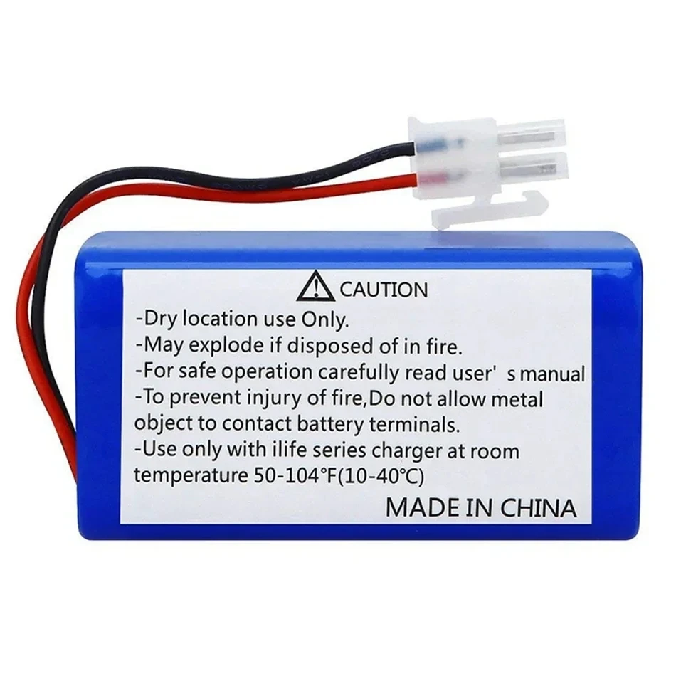 14.4V 12800mah Rechargeable Lithium Battery For ILIFE A4s A6 V7s Plus A9s W400 Robot Vacuum Cleaner INR18650 M26-4S1P Batteries