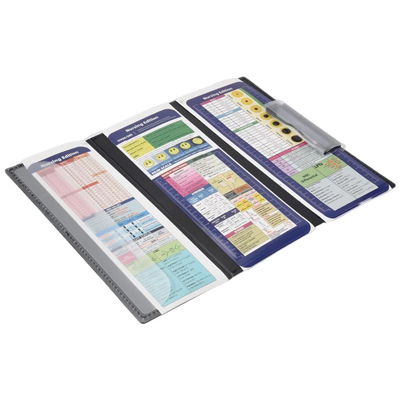 AED6-Nursing Clipboard Foldable,With 3 Layers, Folding Size Clipboard For Nursing Students Clipboards For Students Doctors