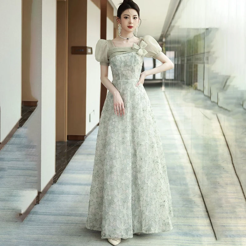 

Strapless Dress Women 2025 New Wedding High-Class Chic Y2K Sisters Bridesmaid Dress Slimming Birthday Party Evening Dresses