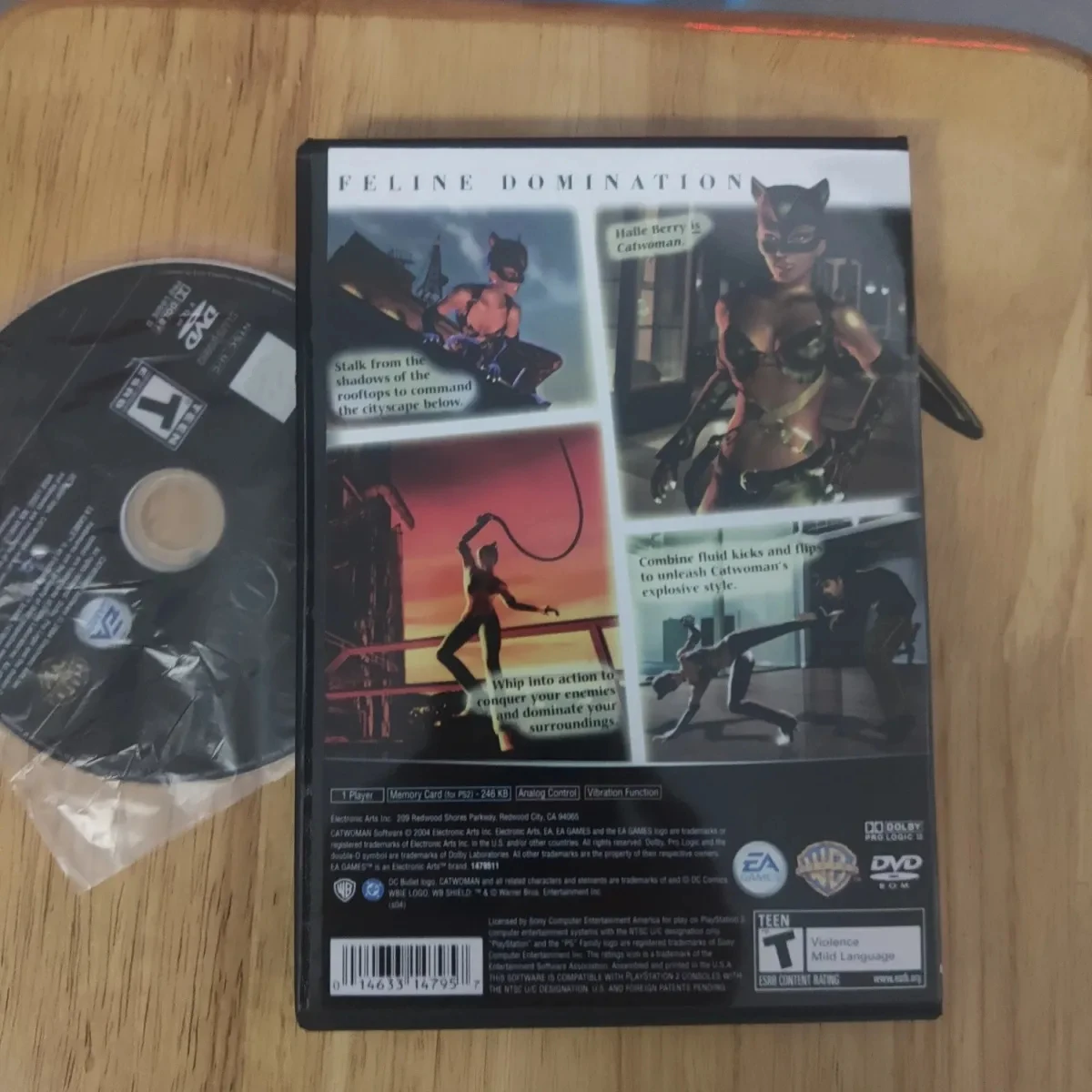 PS2 لعبة Catwoman نسخة CD أجزاء آلة ميجا سائق بصري شخص واحد ATC ألعاب القرص تأثيري فيديو القراءة المباشرة أقراص مضغوطة اللعب