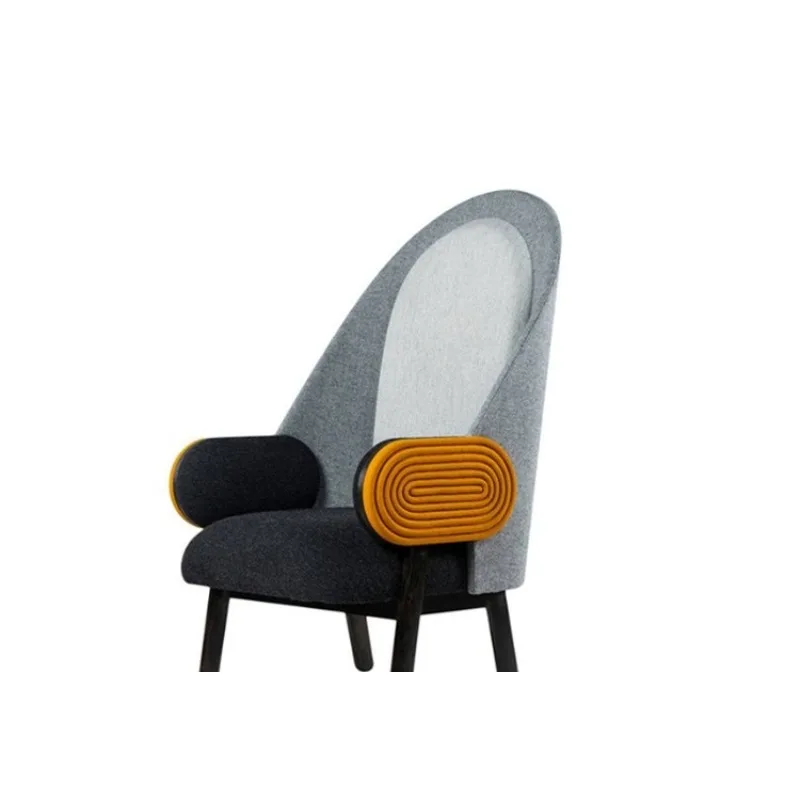 Moon Chair Modern Modern Pop High Back Leisure Chair Hotel Villa Club Living Room Model Room
