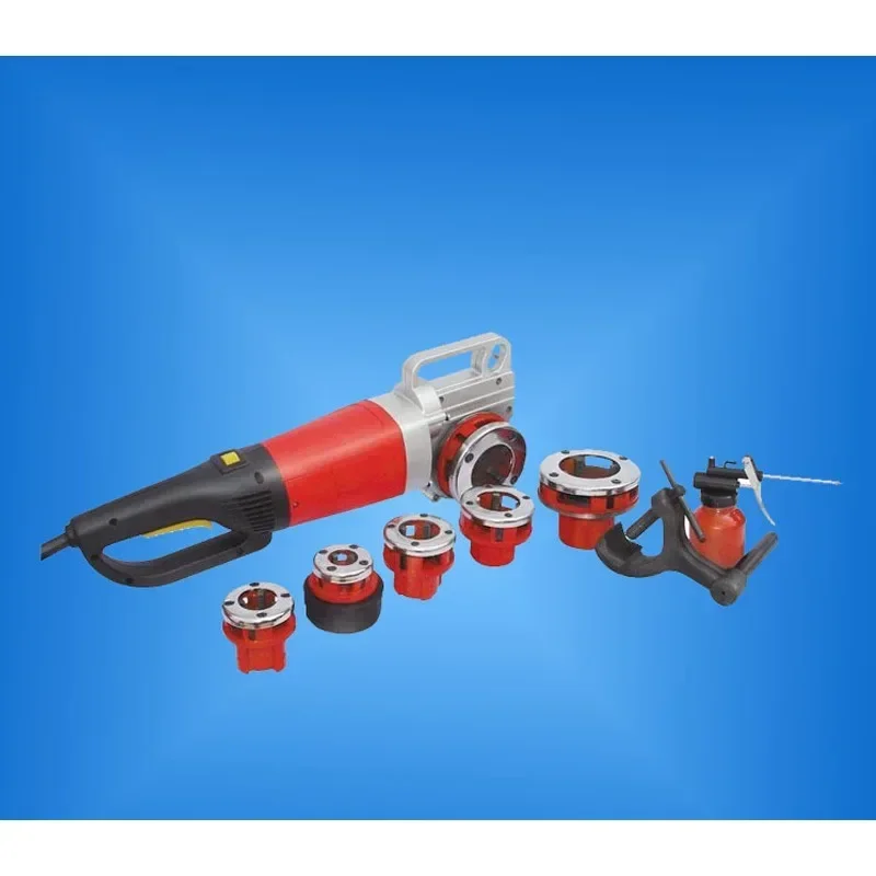 220v Nuovo GMTE-02/03/03C Filettatrice elettrica portatile Filettatrice portatile Costruzione leggera disponibile