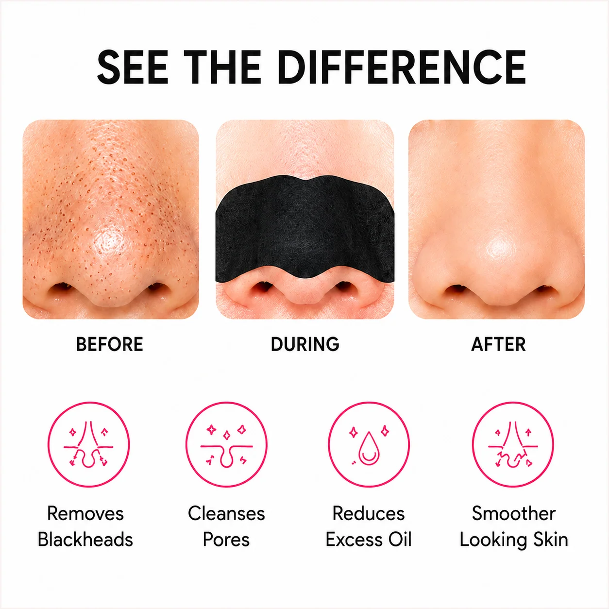 20/40개입 블랙헤드 제거용 코팩—모공을 깊이 청소하 - Charcoal Pore Strip 리뷰 및 가격