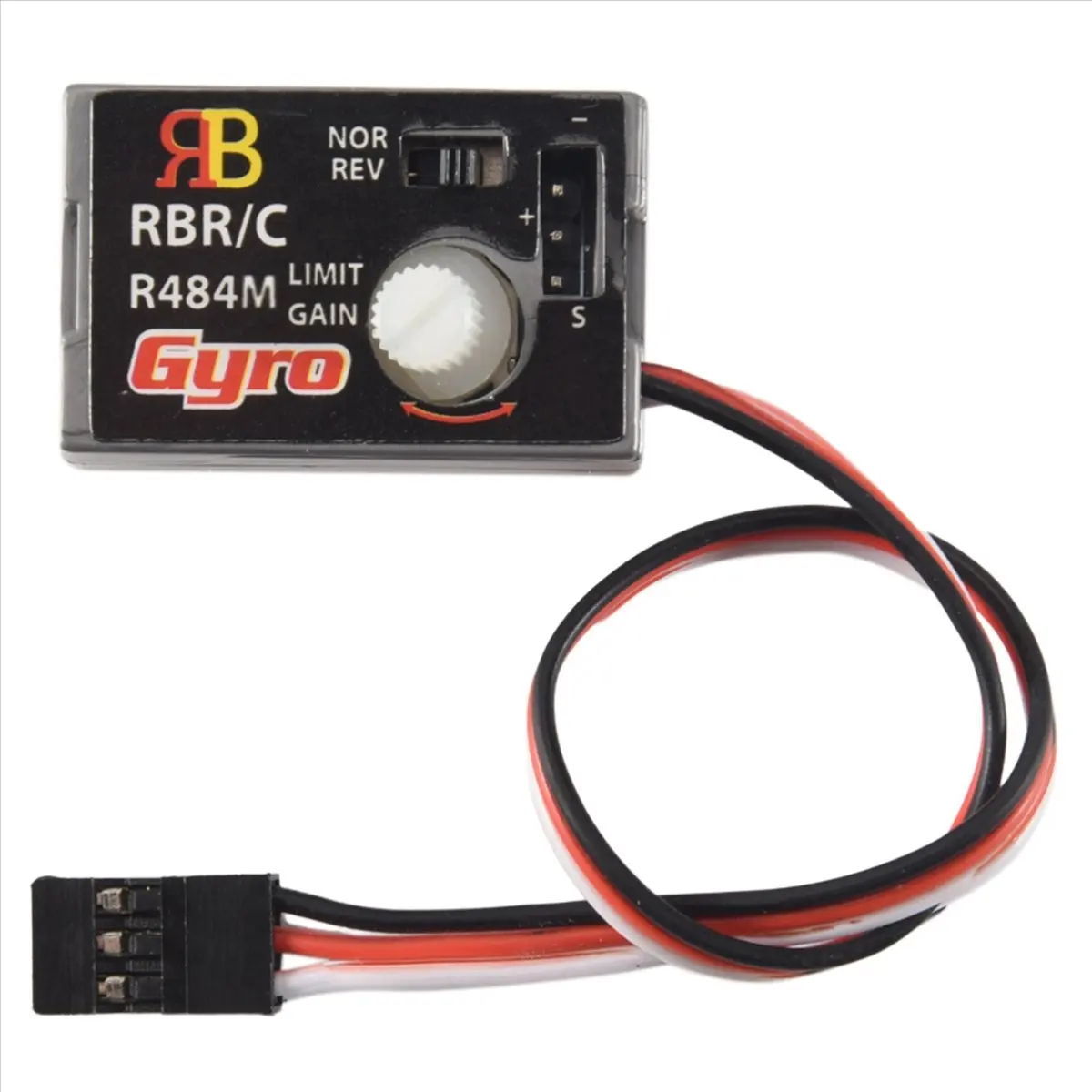 ABYB Mini Gyro Gyroscope for WPL D12 1/10 RC Car Drift Racing Car Steering Output Integrated Compact Light-Weight Design