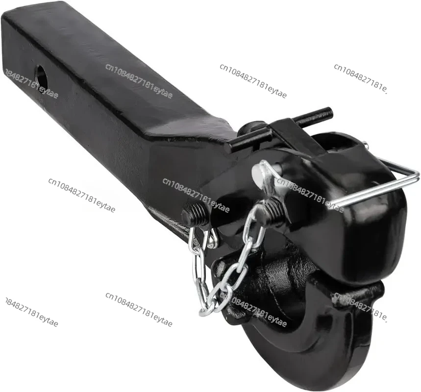 Suitable For  10-Ton Pintle Hook Trailer Hitch for 2” Hitches, Steel, 20000 lbs, 15” Length