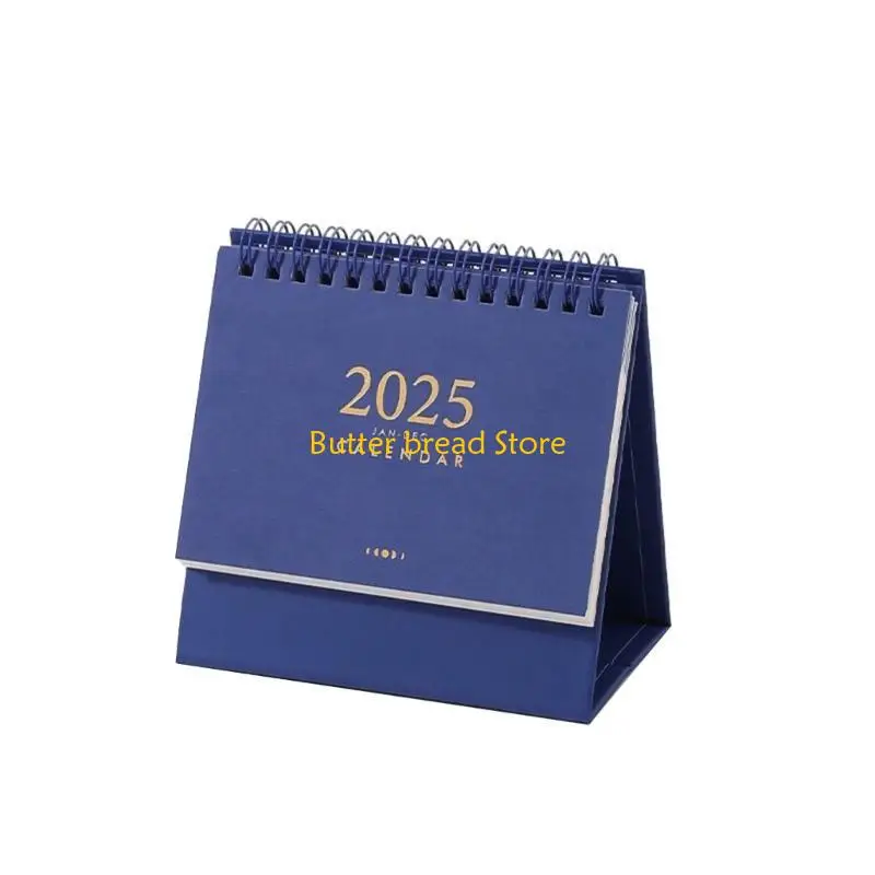 

W89C Stand Up Desk Calendar Twin-Coil Binding for Office, 2024-2025 Desk Calendar