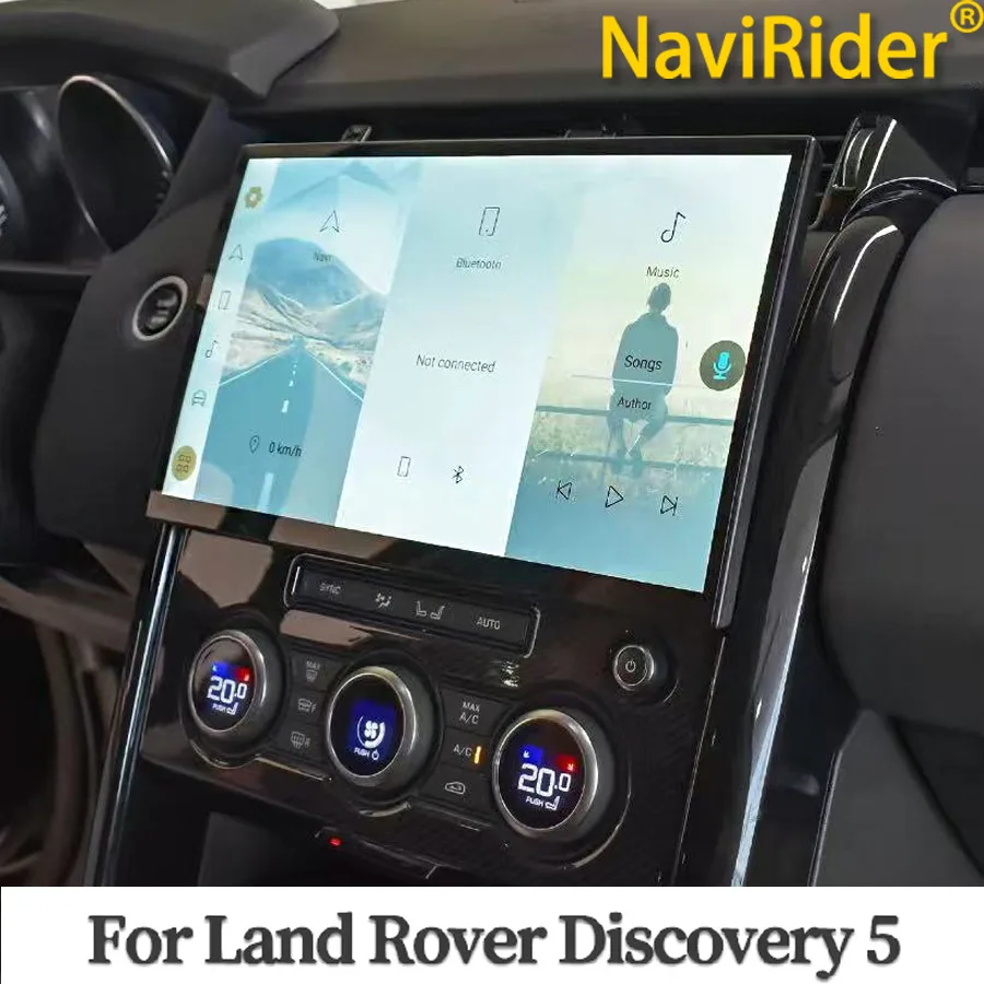 

Автомобильный мультимедийный видеоплеер для Land Rover Discovery 5 2013-2020 4G 13 дюймов Navirider Android 15 DSP GPS Navi Carplay Heand Unit