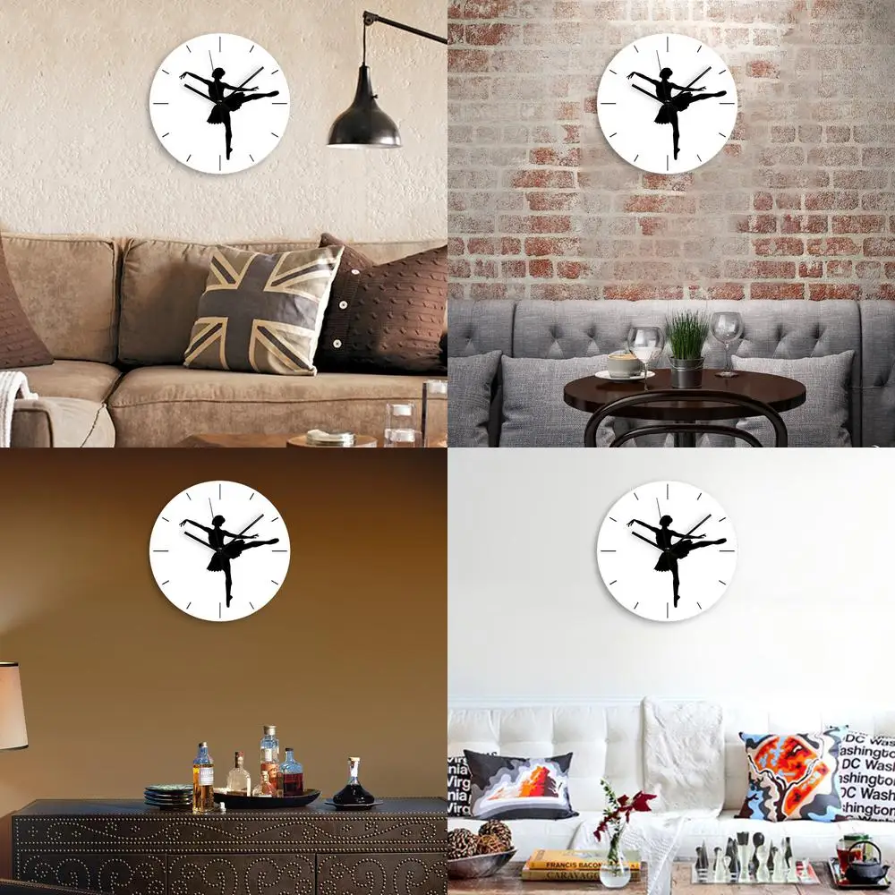 Trending Best Seller European Simple Style Dancing Girl Modern Clock for Bedroom Living Room Factory Direct Sale