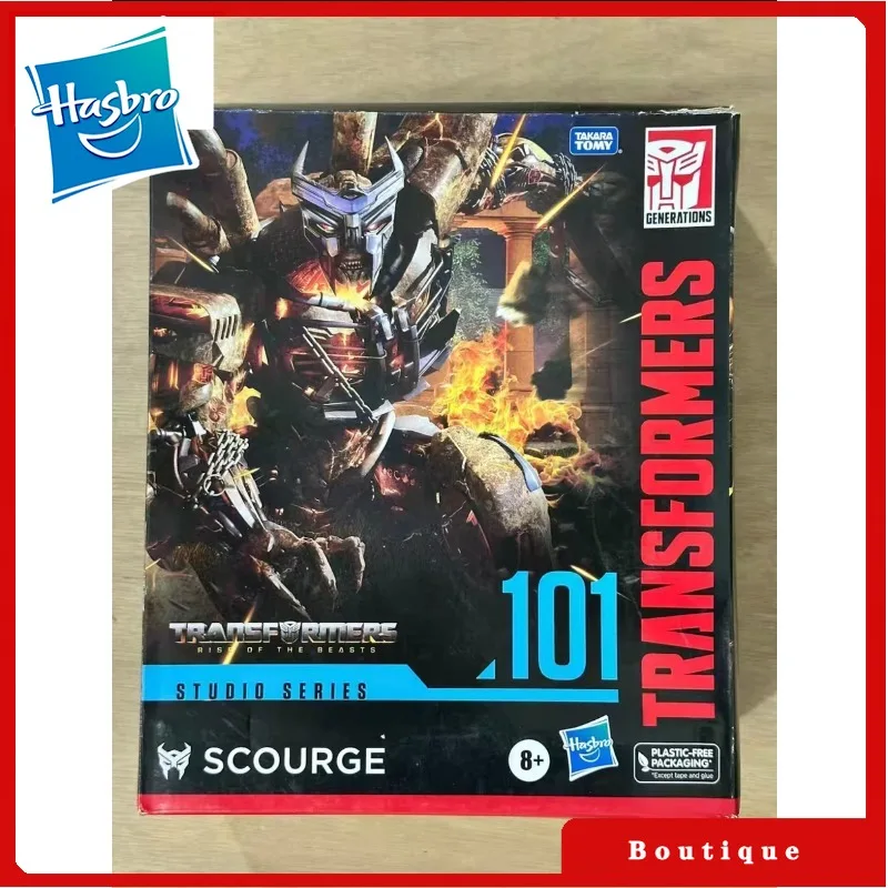 

В наличии Hasbro Transformers игрушки Studio Series SS-101 Leader Scourge Фигурка Робот Игрушка Коллекционные подарки Хобби