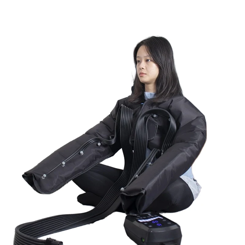 

Новый дизайн, перезаряжаемое устройство для массажа тела, облегчение боли, портативное прессотерапевтическое лимфодренажное устройство