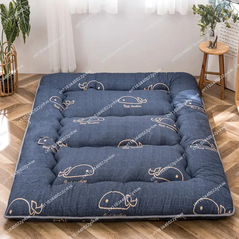 

Futon mattress soft pad thickened tatami mat household floor mat Student dormitory single bed foldable sleeping mat