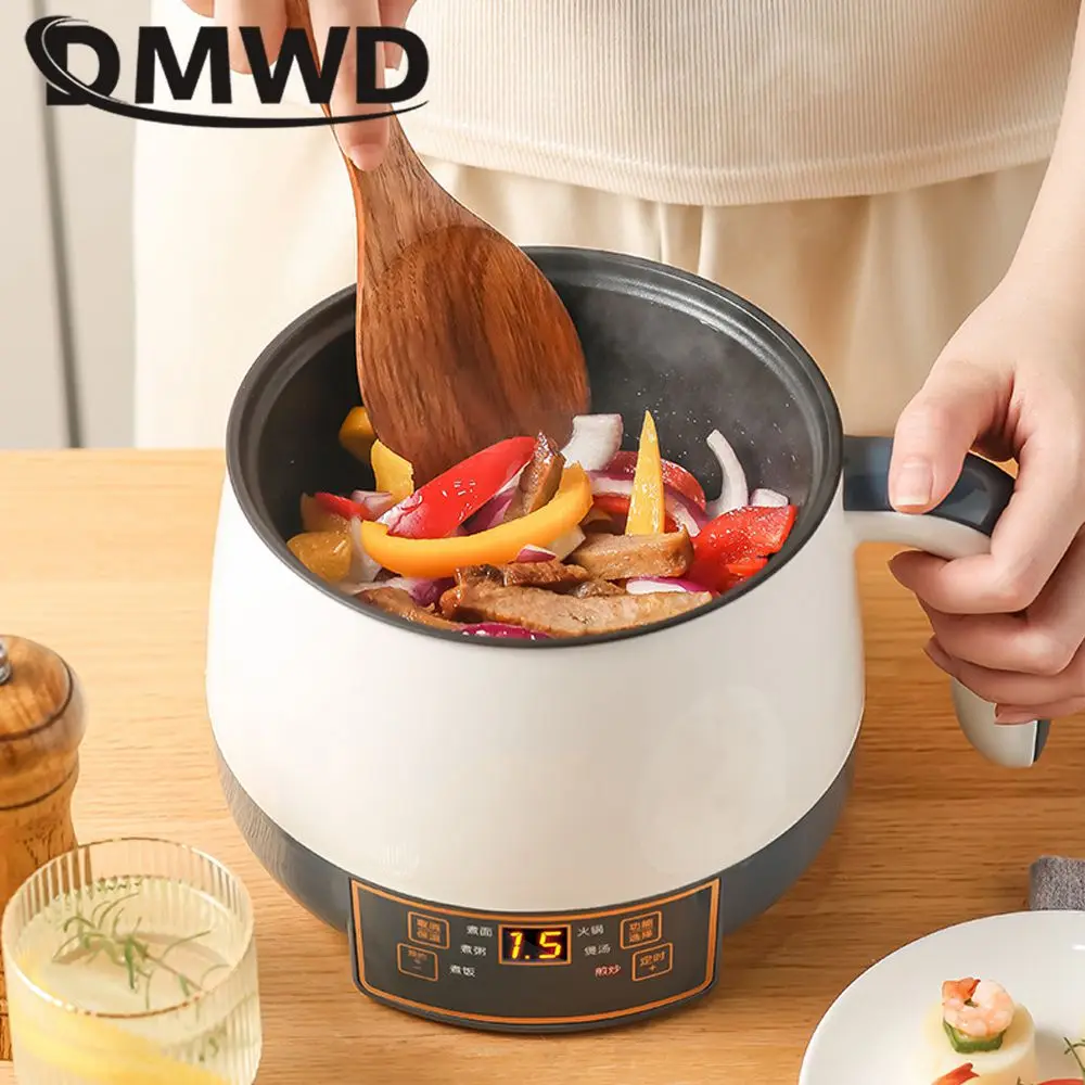 DMWD 3.6L อัตโนมัติอัจฉริยะไฟฟ้าผักผัดกระทะอาหาร Braise หม้อตุ๋น 220V KITCHEN หุ่นยนต์
