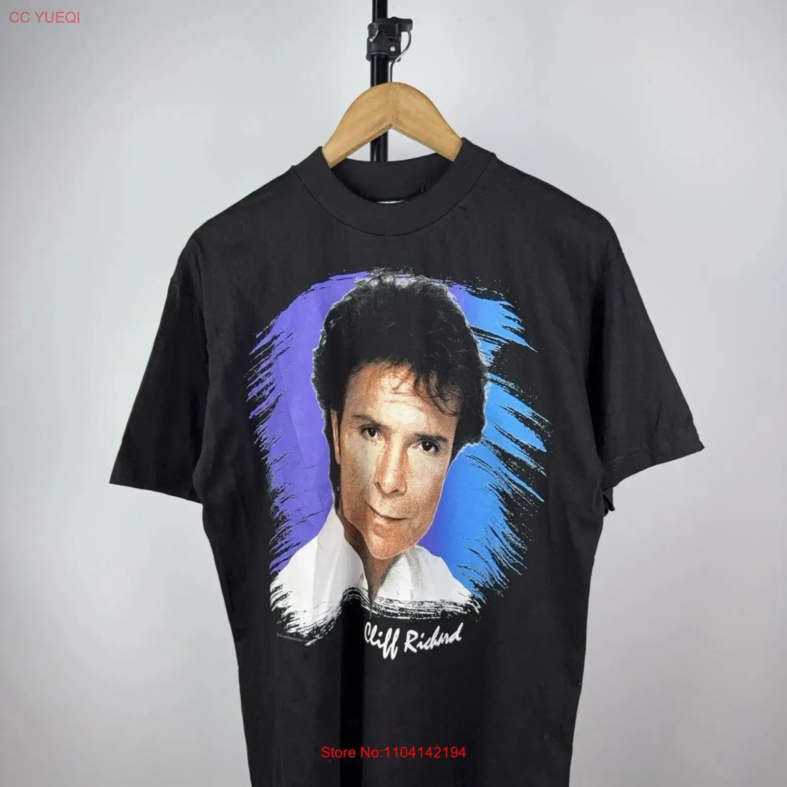 Vintage 90s 1994 Cliff Richard Promo logo The Tour T Shirt Men s M Size vintage Washed Versatile Casual Breathable