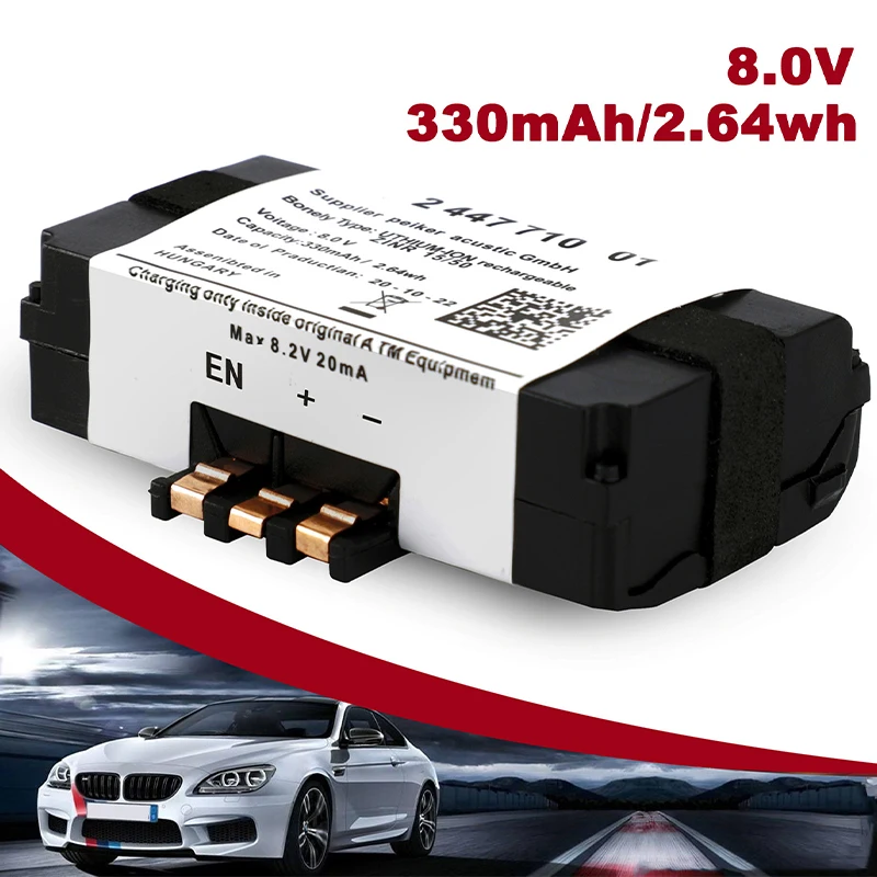 Car Emergency Battery For BMW Battery 84102447710 2447710 Emergency Replacement Battery 330mAh For BMW F20 F30 G20 G21 F31 G30