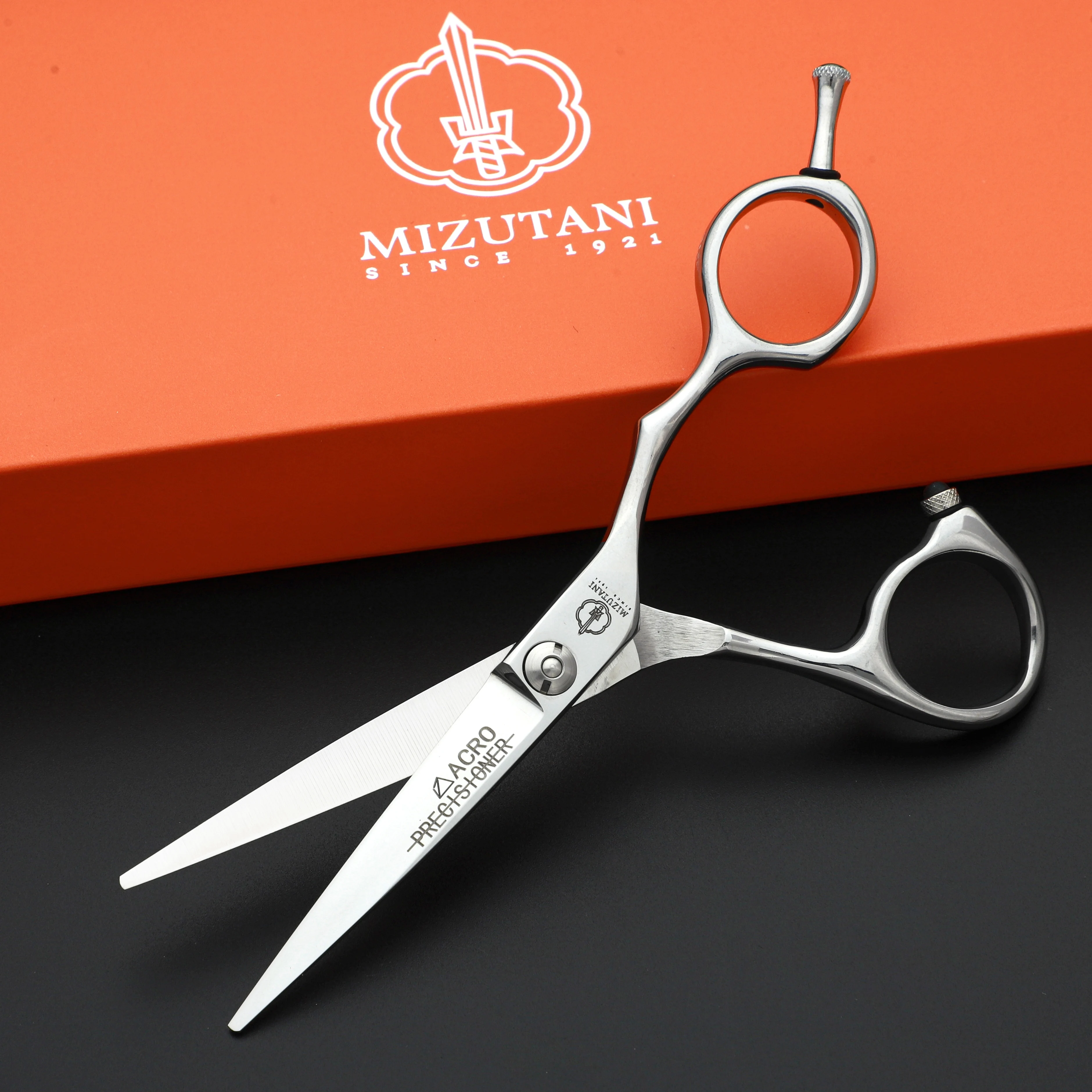 New MIZUTANI barber scissors 5.5 inch small scissors 440C Material Ergonomic design Professional hairdressing scissors tool set