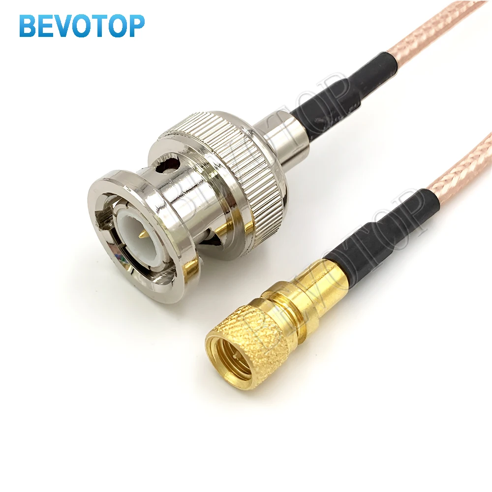 BNC to M5 Microdot Compatible Connectors male 10-32UNF M5 to BNC male Vibration acceleration sensor test cables 0.1M-20 meter