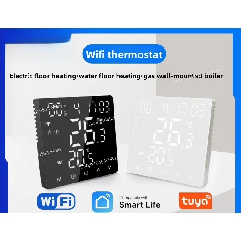 WiFi Smart Thermostat for Electric Water Floor Heating Gas Boiler Temperature Controller APP Voice Control Heating Panel