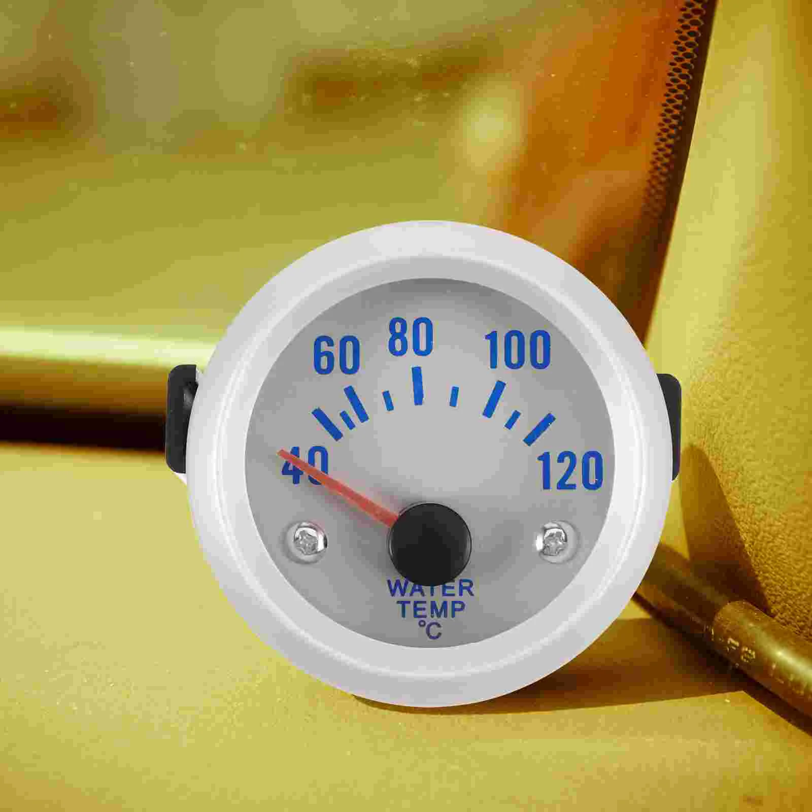 Temperature Indicator Meter For Water Tank Vehicle Led Temperature Meter Gauge water temperature gauge