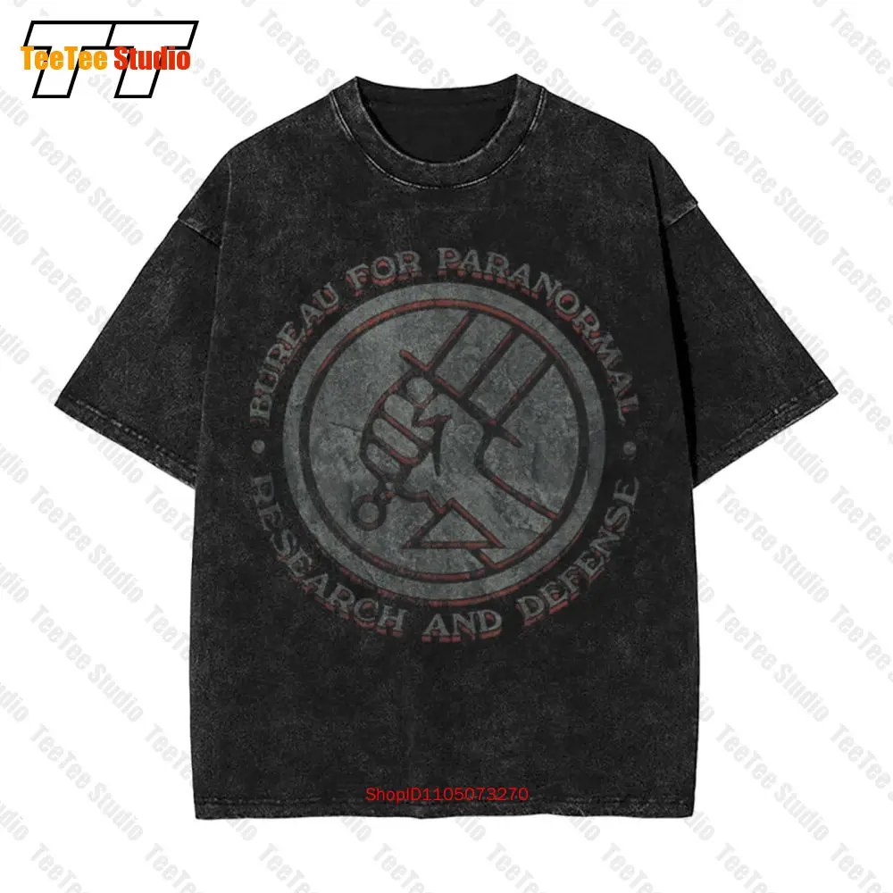 Hellboy Bprd Stone Vintage Oversized T-Shirt DX5N