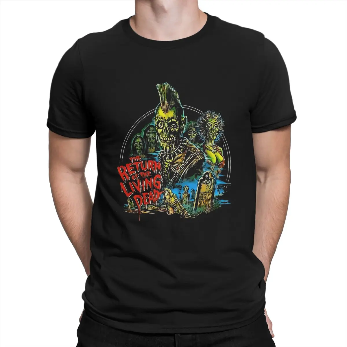 Return Of The Living Dead Tarman Unique TShirt Scary Horror Casual T Shirt Newest Stuff For Adult