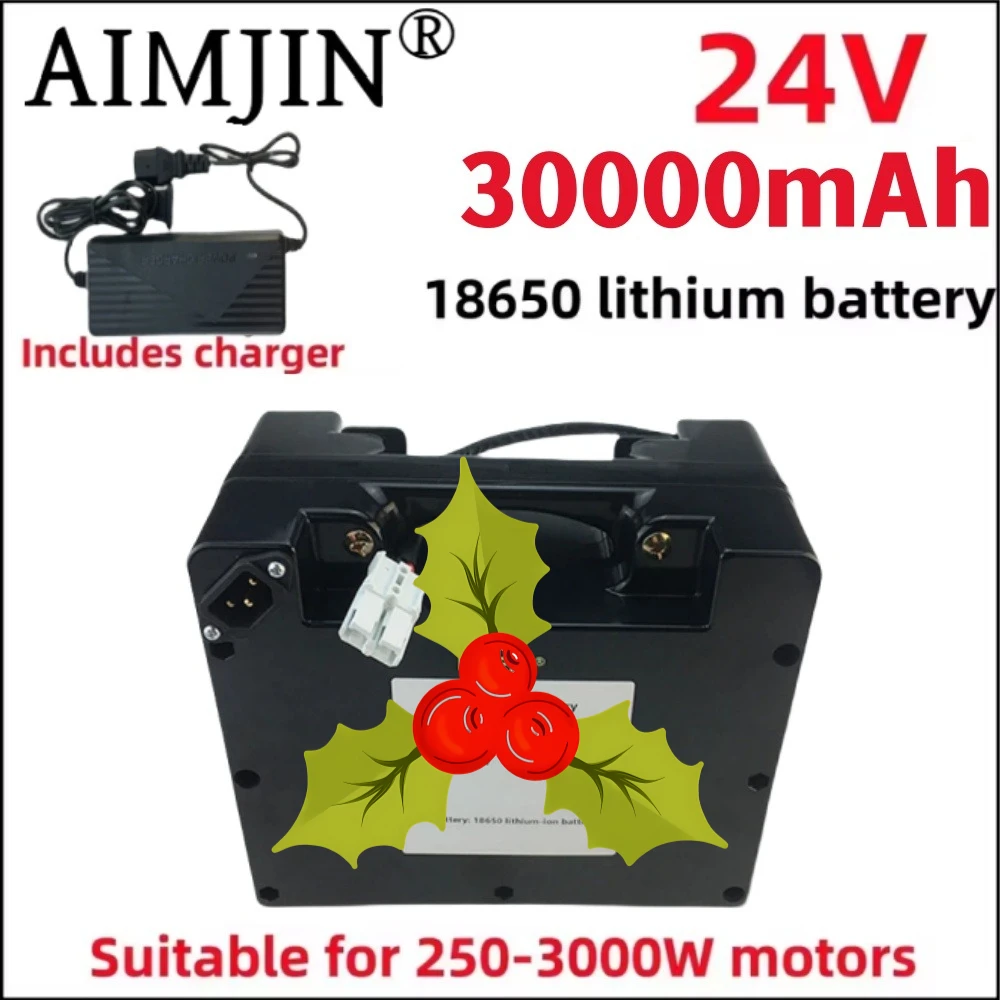 

24V Special battery for electric wheelchair 30Ah High capacity 18650 Li-ion battery pack with 29.4V 2A charger