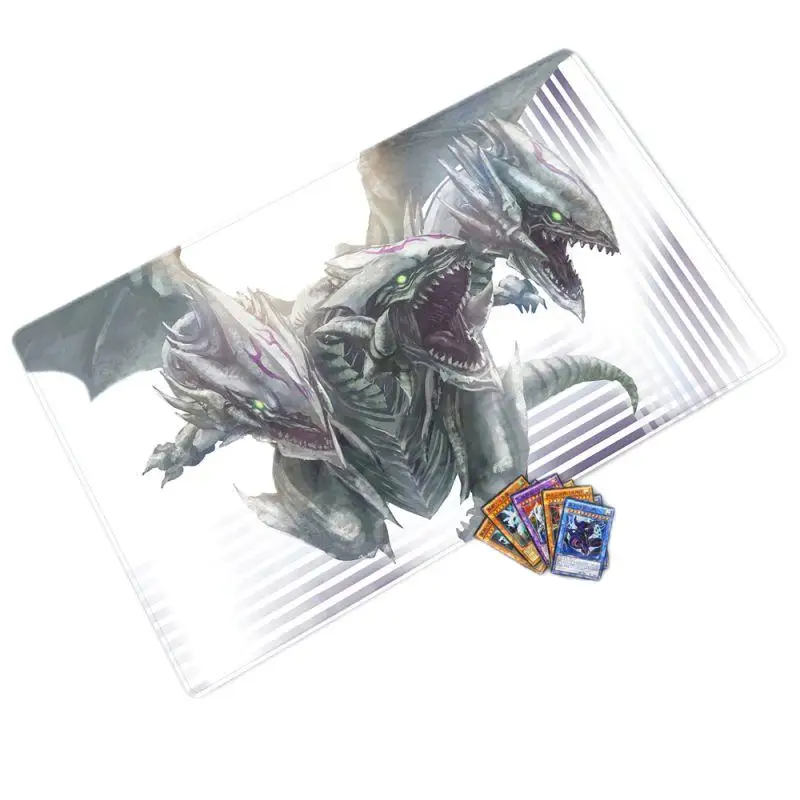 600*350*2mm DIY YU-GI-OH Playmat Black Back Custom Print Playmat, Board Games Cards Playing Card Games Table Pad Tarot MAT