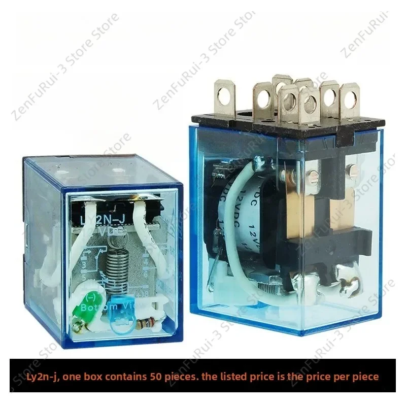 LY2N J LY2NJ D2 LY4N J Mini Electromagnetic Relay DC24V AC220V For Industrial Control Equipment