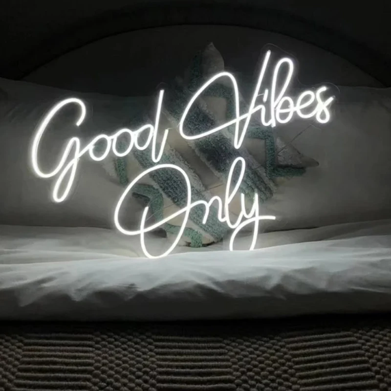 ดี Vibes เท่านั้นป้ายนีออนแฟชั่น Led Neon Light ออกแบบสำหรับห้องนั่งเล่นห้องนอนตกแต่งแต่งงานเด็กตกแต่งห้อง