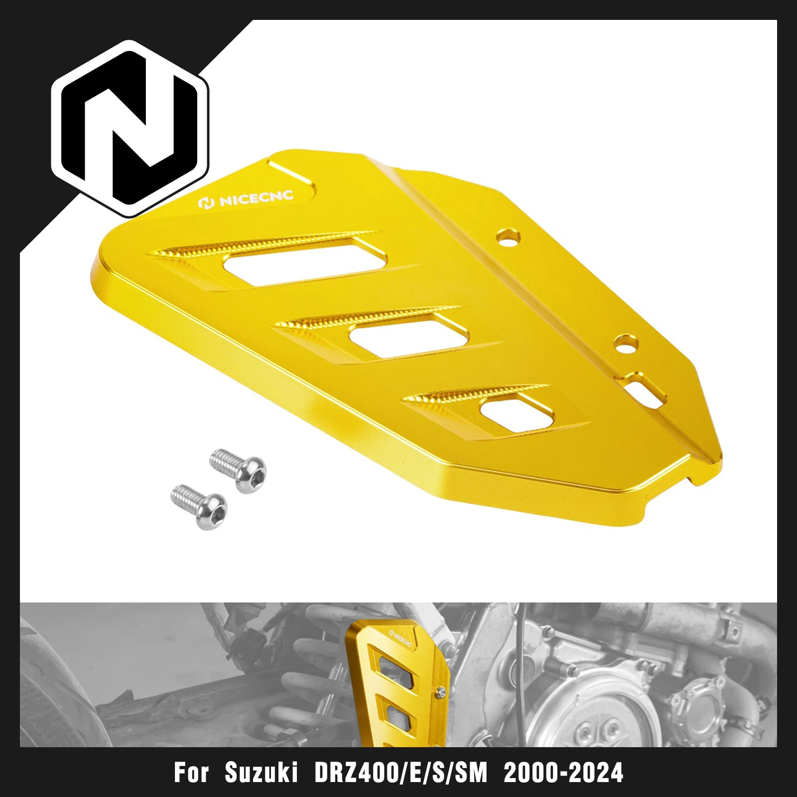 

NICECNC For Suzuki DRZ 400 SM DRZ400SM DRZ400S DRZ 400E DRZ400 E S SM 2000-2024 Aluminium Rear Master Cylinder Guard Protector