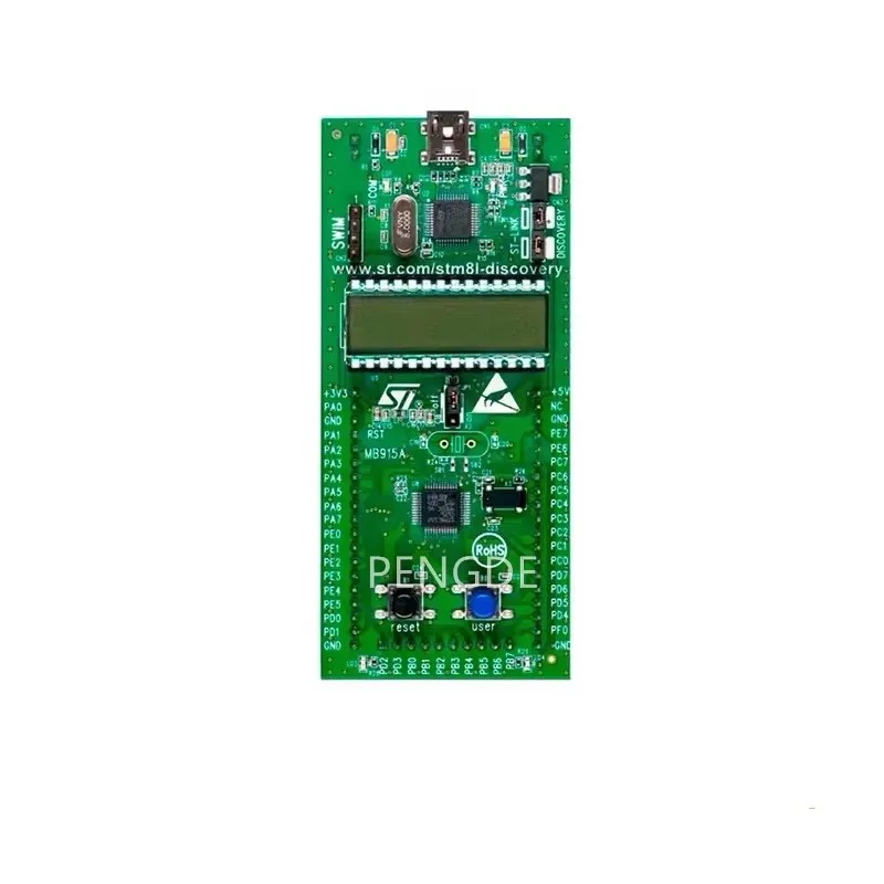 The stock STM8L-DISCOVERY exploration kit features a new STM8L152C6 MCU development board