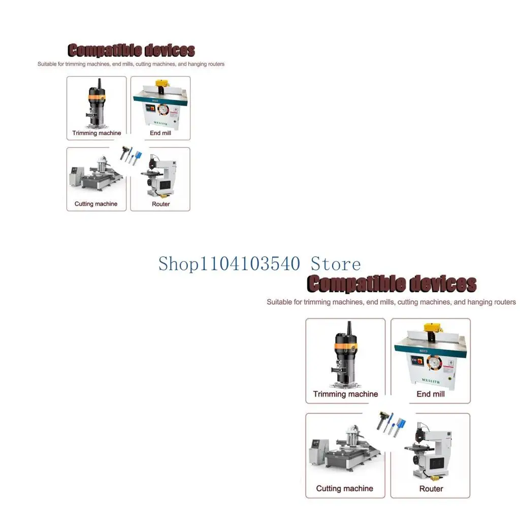 02DC 4PCS Tungstens Carbides Cleaning Bottom Bit Set With Replaceable Blade For Woodworking And Engraving
