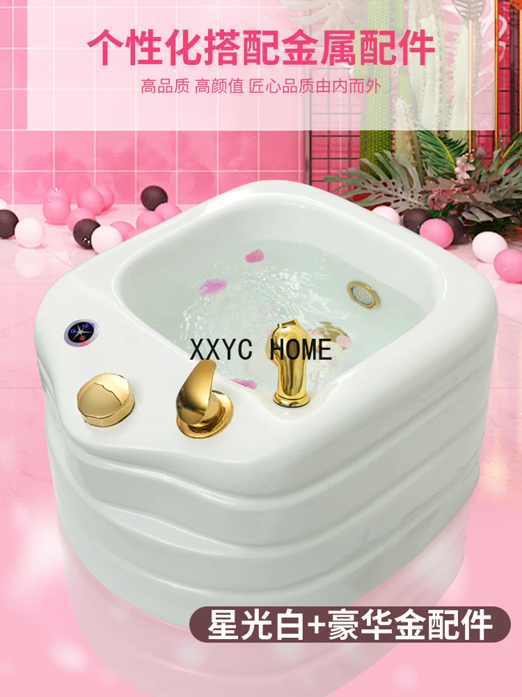 Foot Massage Shop Dedicated Intelligent Electric Massage Health Foot Washing Basin Barrels Home Commercial Use Acrylic Foot Bath