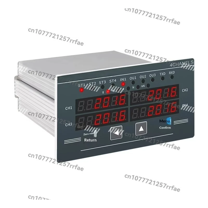 AD2016E4 4-Channel Weighing Controller, Accuracy 0.01% DC24V, DIN Rail Mount