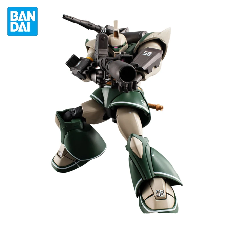 In Stock Original BANDAI ROBOT MS-14C Gelgoog Cannon Action Figure 13CM Collectible Model Dolls Statuette Ornament Gifts Toys