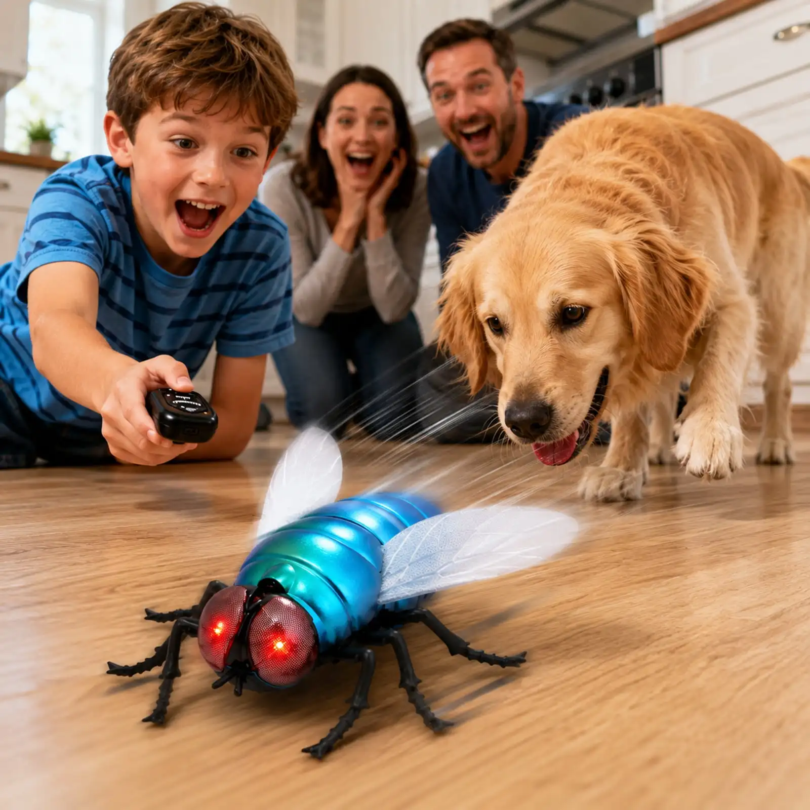 Realistic Fake Fly Mosquito RC Vehicle, Wireless Remote Control Insect Toy, Novelty Prank Gift