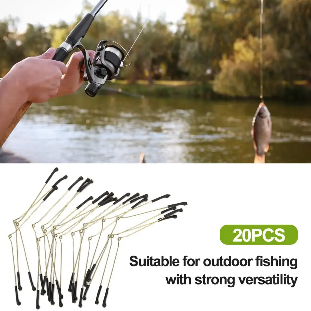 Fishing Supplies 20pcs Fishing Line Splitters Mini Size Corrosion Resistant Space Bean Swivel Tool Easy to Carry Fishing