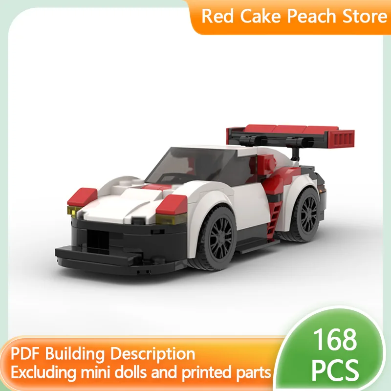 

Speed Racing Car Model MOC Building Bricks RSR High-Performance Racing Modular Technology Children Holiday Gifts Assemble Toys