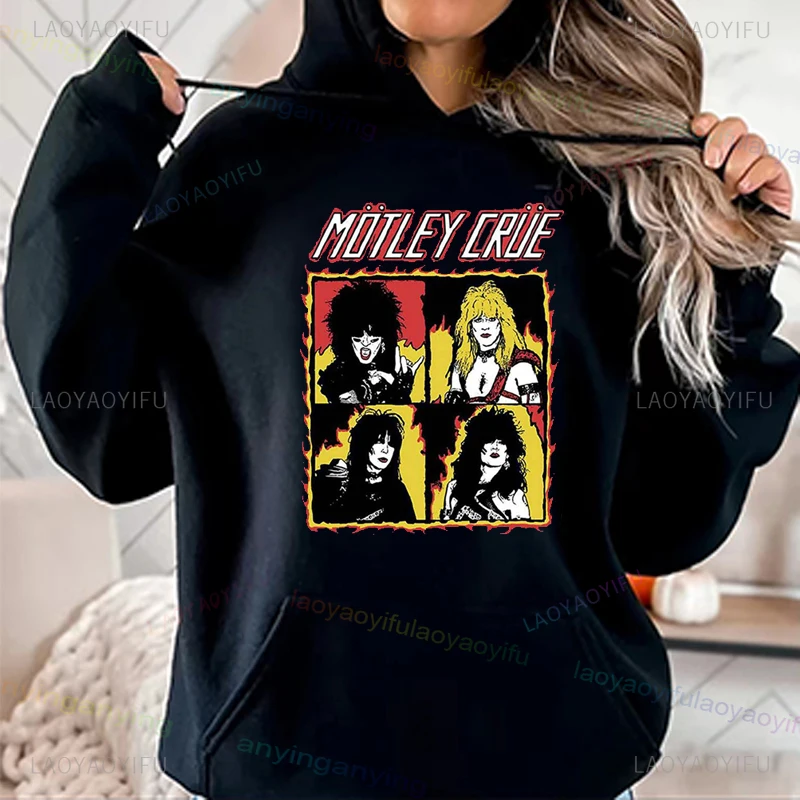 2025 venda quente-motley-rue- 1981 heavy metal rock band hoodies casa doce adulto streetwear manga longa camiseta das mulheres dos homens com capuz