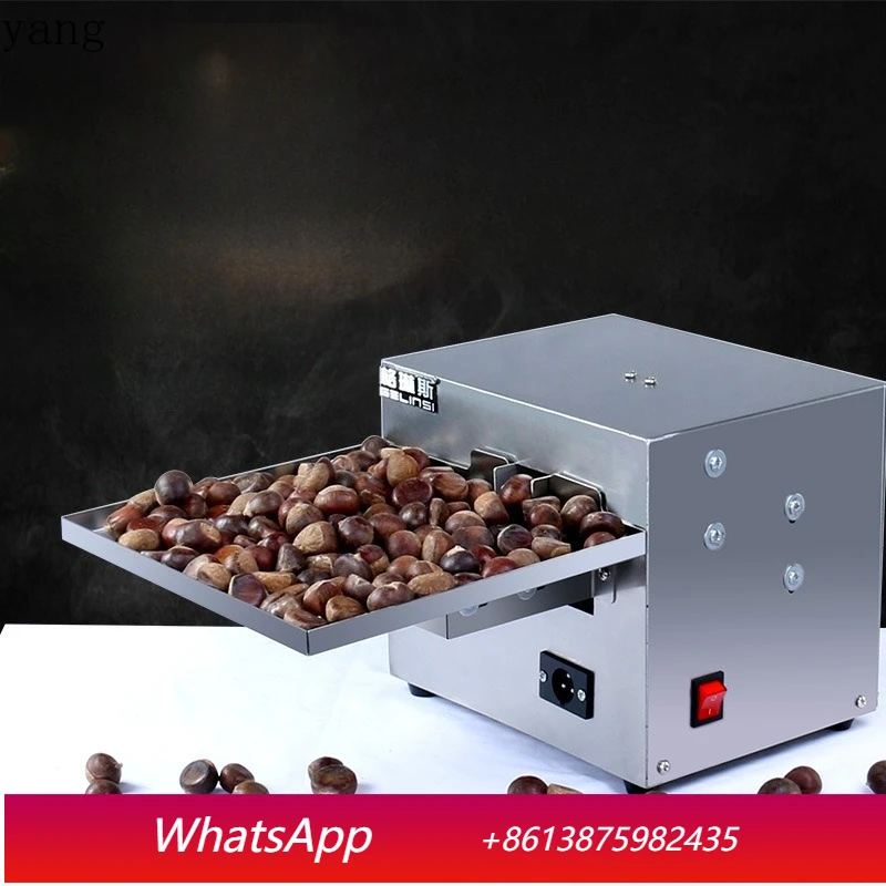 

LTT Commercial Automatic Chestnut Cutting Machine Small Electric Chestnut Frying Machine Opener