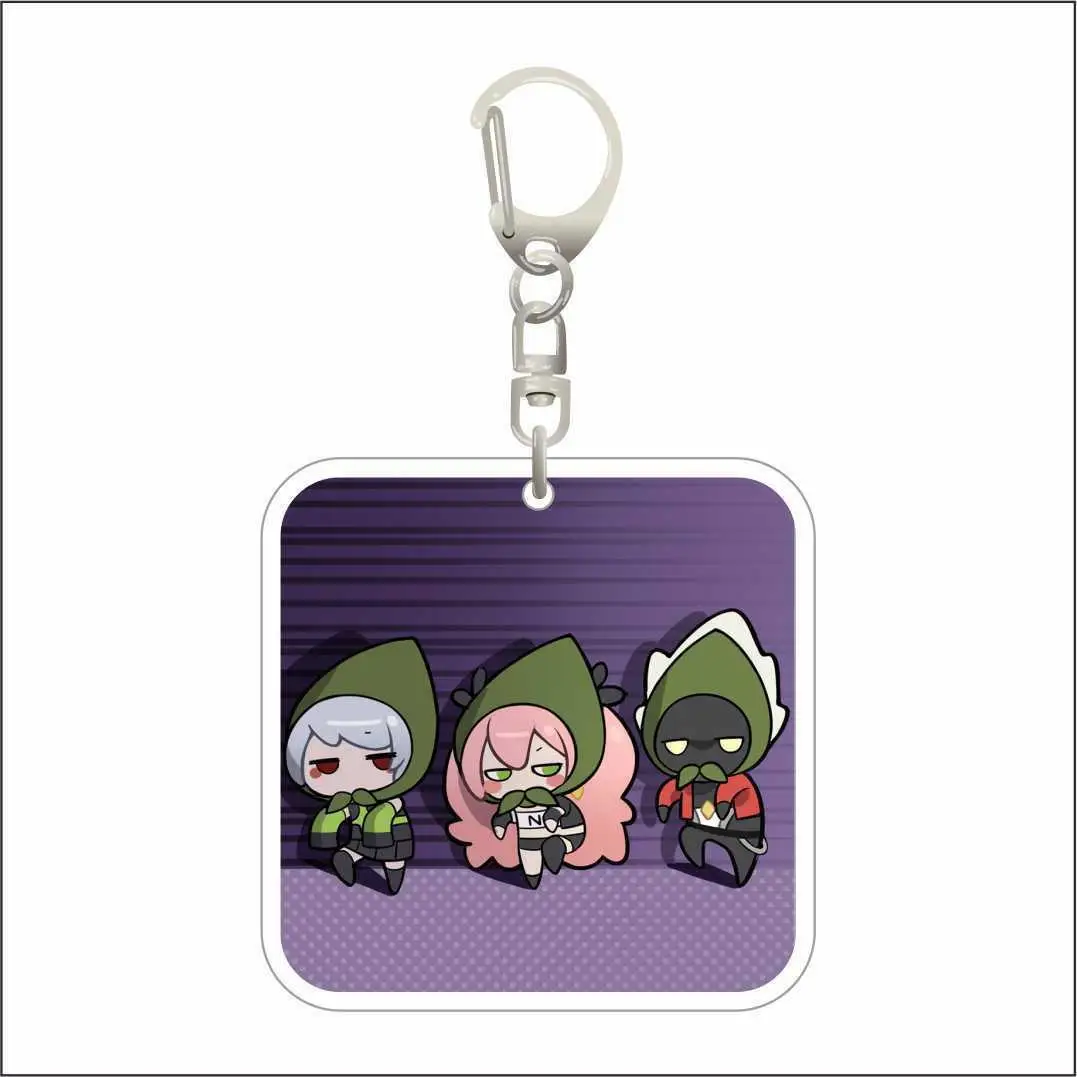 Game Zenless Zone Zero Nicole Mana Ben Miyabi Anby Billy Ellen 6cm Keychains Pendant Car Key Chain Fans Gift Accessories