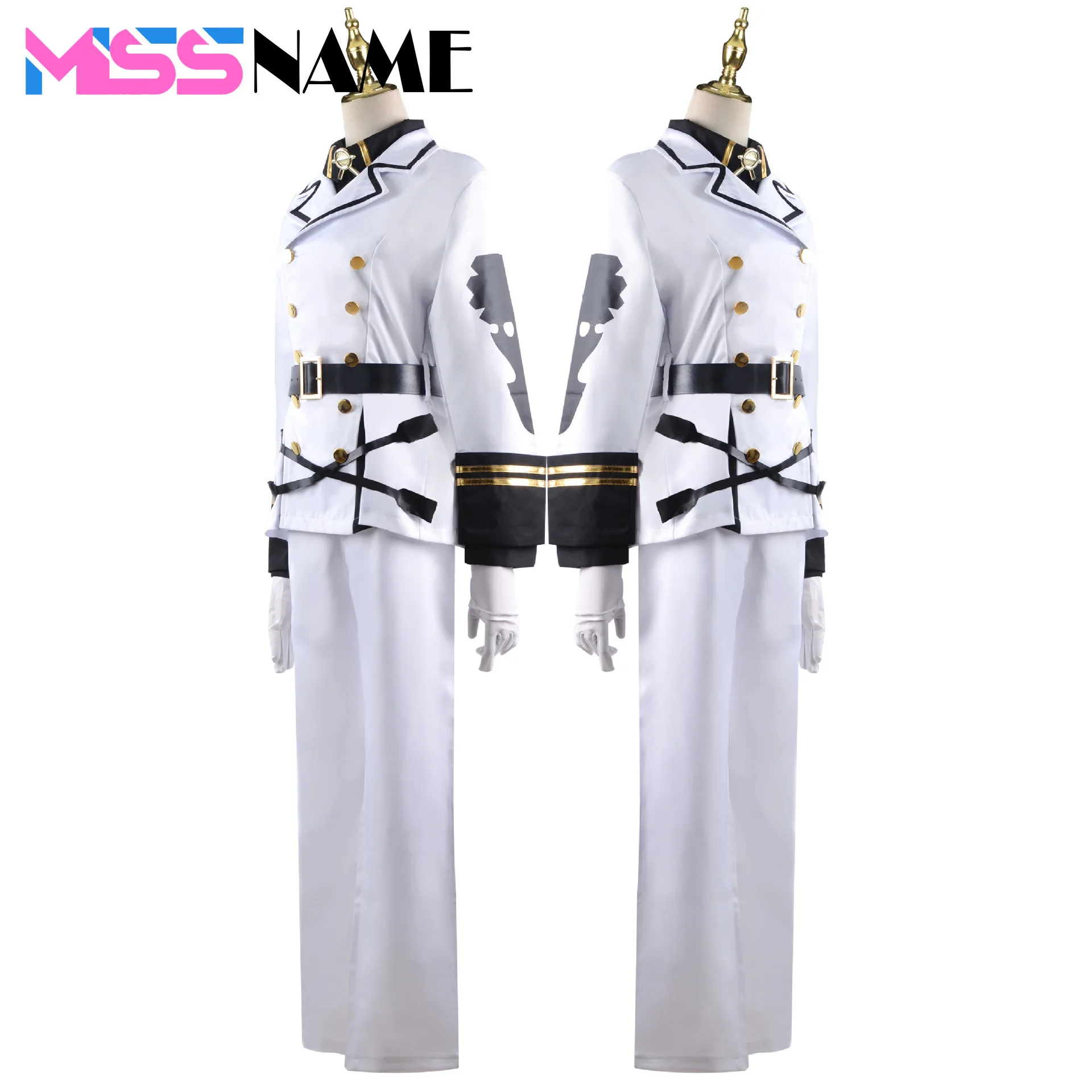 Hyakuya Mikaela Cosplay Seraph of the End Cosplay Costume Party Clothing Role Play Comic Con Wigs Coser Prop