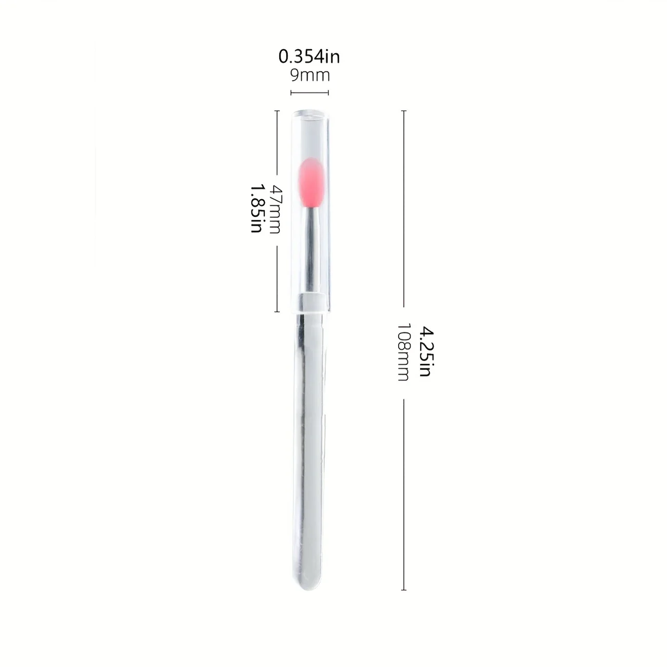 Brosse à lèvres Portable en Silicone avec couvercle, applicateur de baume à lèvres multifonction doux, rouge à lèvres, brillant à lèvres, brosse de maquillage réutilisable, 1/3/10 pièces