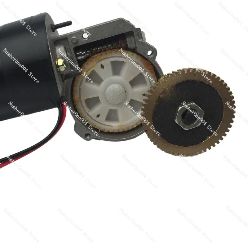 Applicable to 10Rpm-80rpm High Power DC Worm Gear Gear Reducer Motor 12v Garage Door Motor 60w Positive and Reverse Rotation