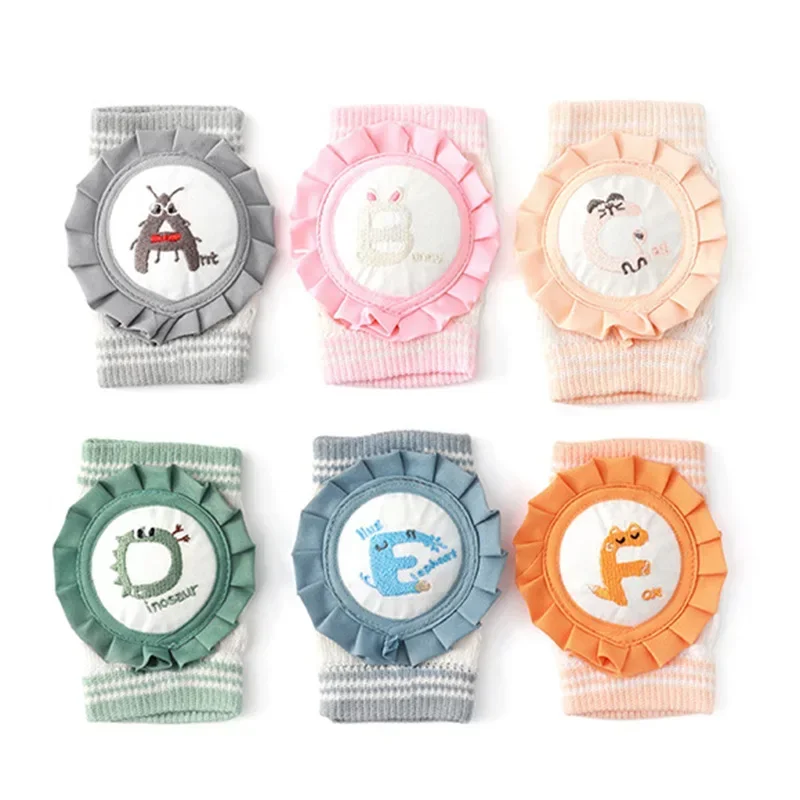 Boys Girls Knee Protector Infant Crawling Short Pads Baby Anti Slip Floor Accessories Kids Cartoon Leg Warmer 0-36 Months 2023