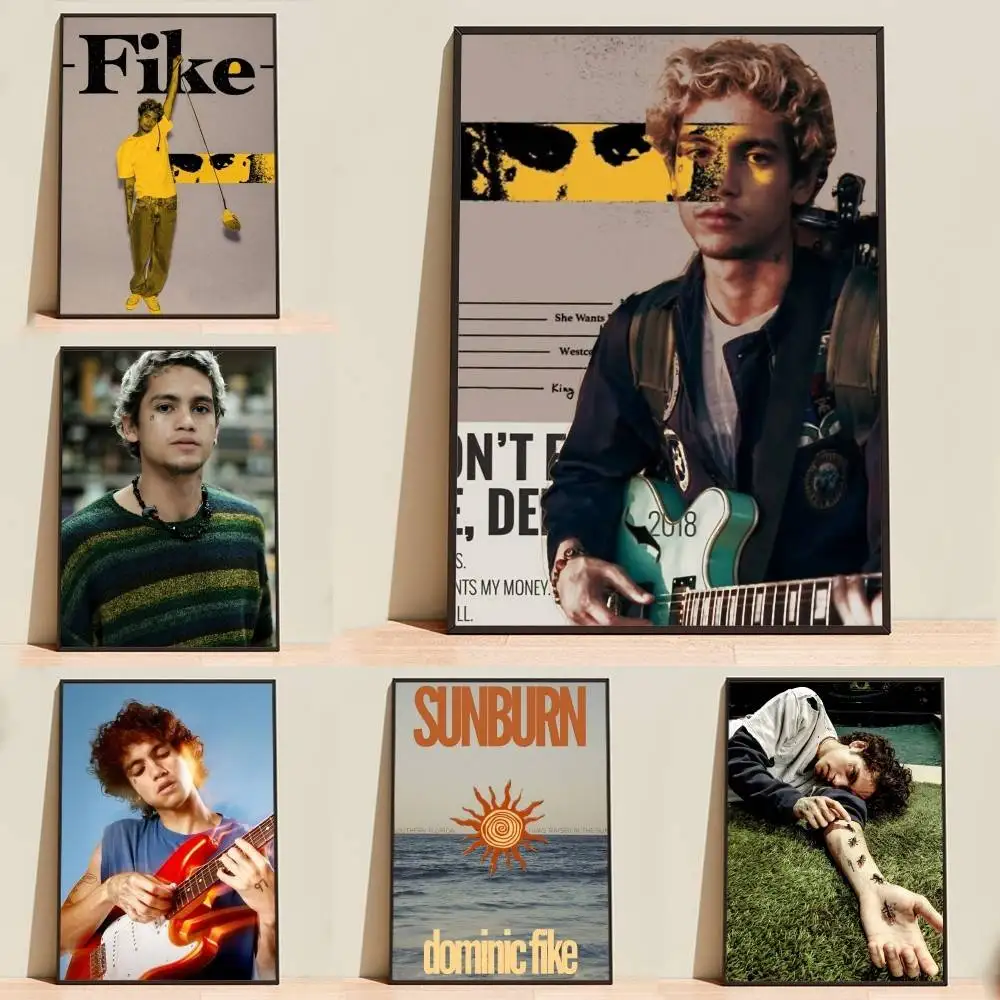 Hip-hop Dominic Fike Rocket Poster Wall Art Print Decorative Mural Home Decor Gift Unframed Customizable