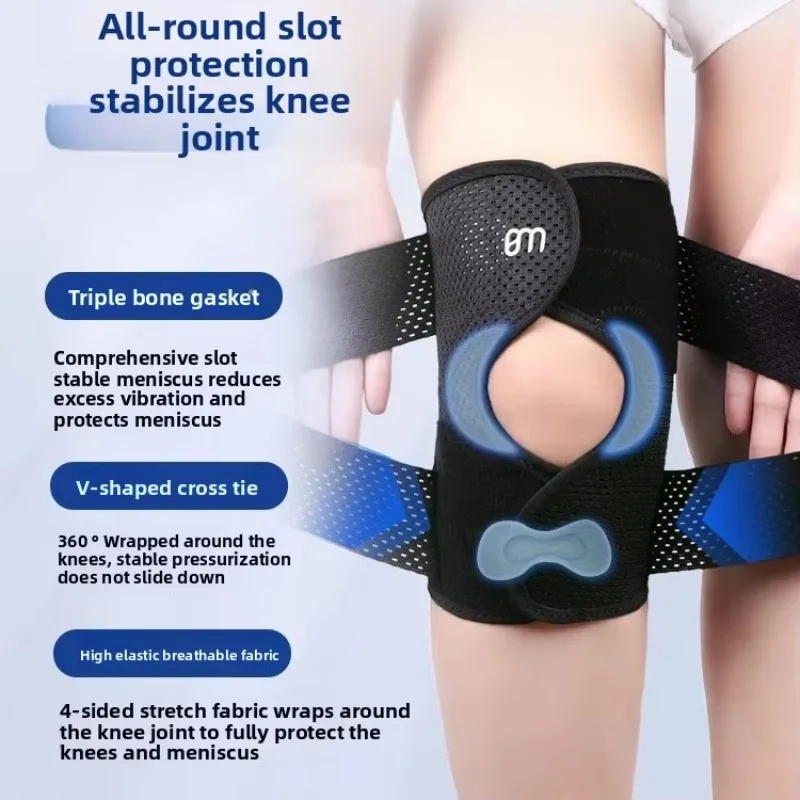 

Compression Knee Patellar Pad Side Stabilizers Neoprene Brace for Meniscal Tear & Knee Pain Relief