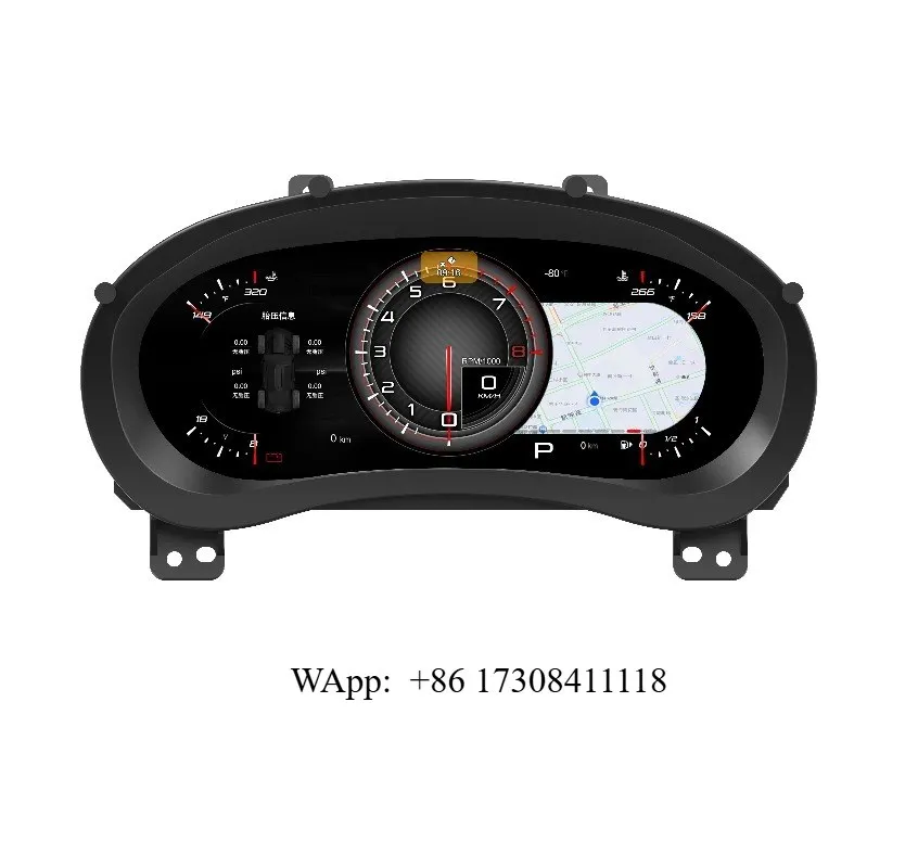 Digital Dashboard Panel Virtual Cluster LCD Speedometer for Equinox 2017-2023