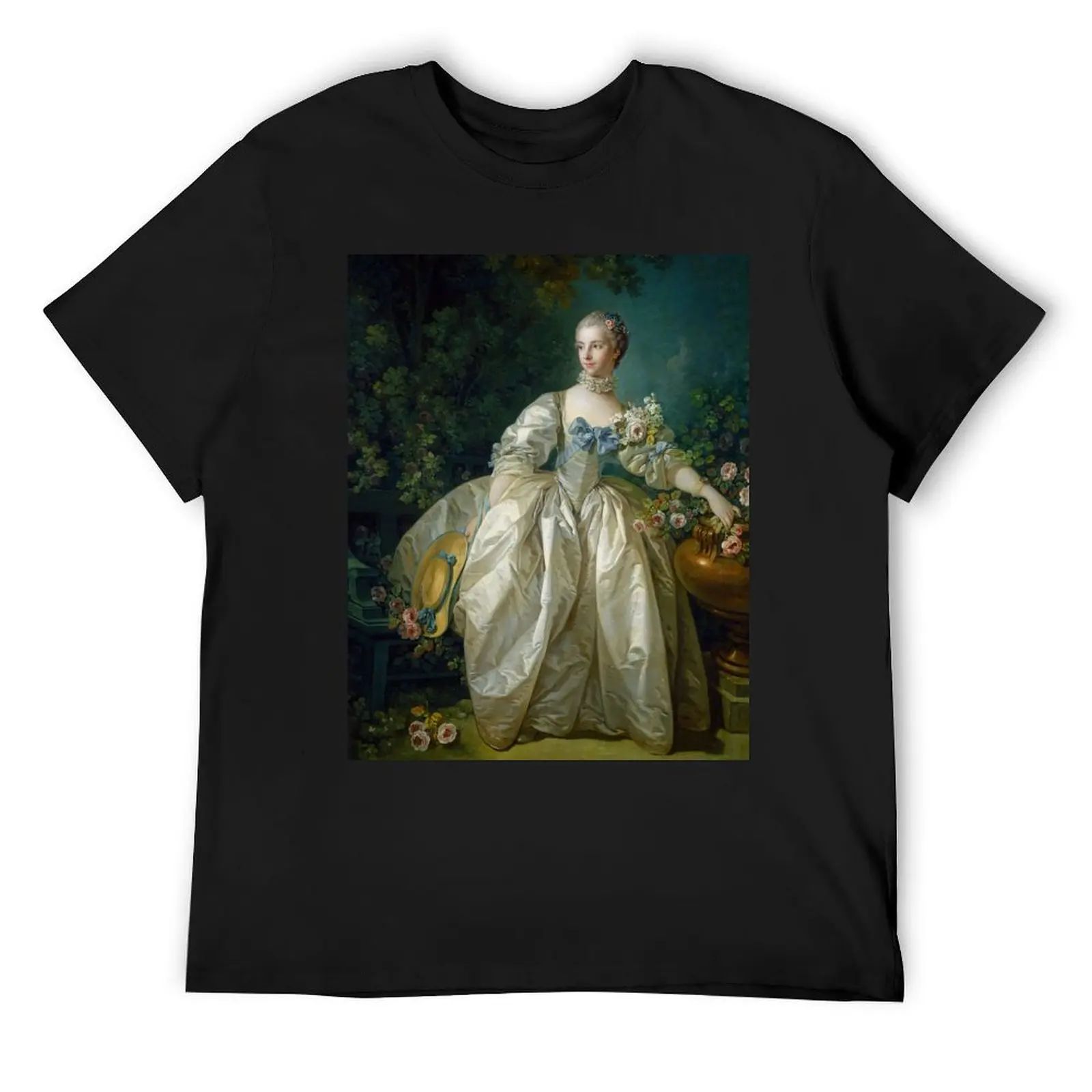 

Madame Bergeret - Francois Boucher T-Shirt funny shirt cotton sports fans designer shirts heavyweight t shirts for men
